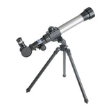 Telescopio Infantil De Iniciacion + 3 Lentes Importado Gris