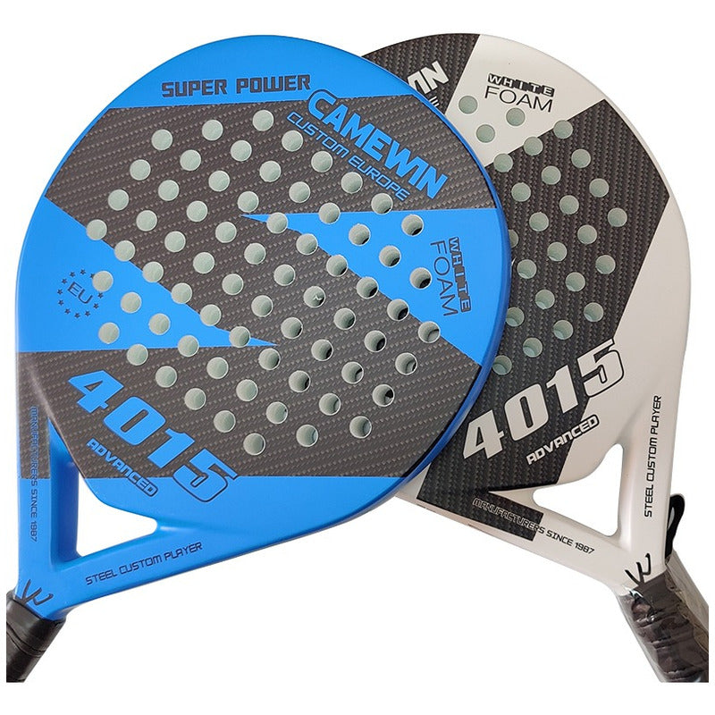 Pala Padel 38mm Carbon Hibrido + Bolso 2 Diseños Importada