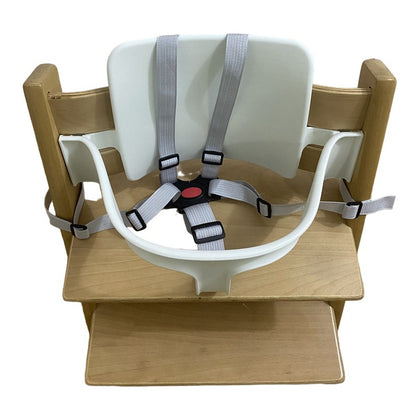 Baby Set Asiento + Arnes Compatible Silla Tripp Trapp Madera