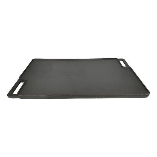 Plancha Churrasquera Iron Cast Reversible 45x25cm  Negro