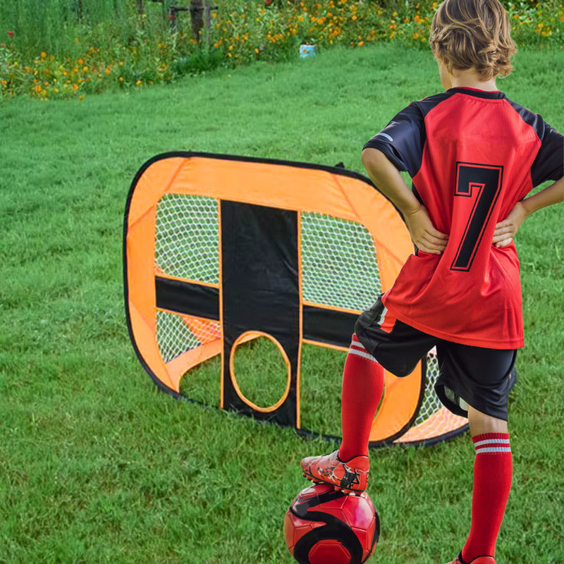 Red Para Arco De Futbol - 80cm X 115cm X 80cm Color Naranja Naranja
