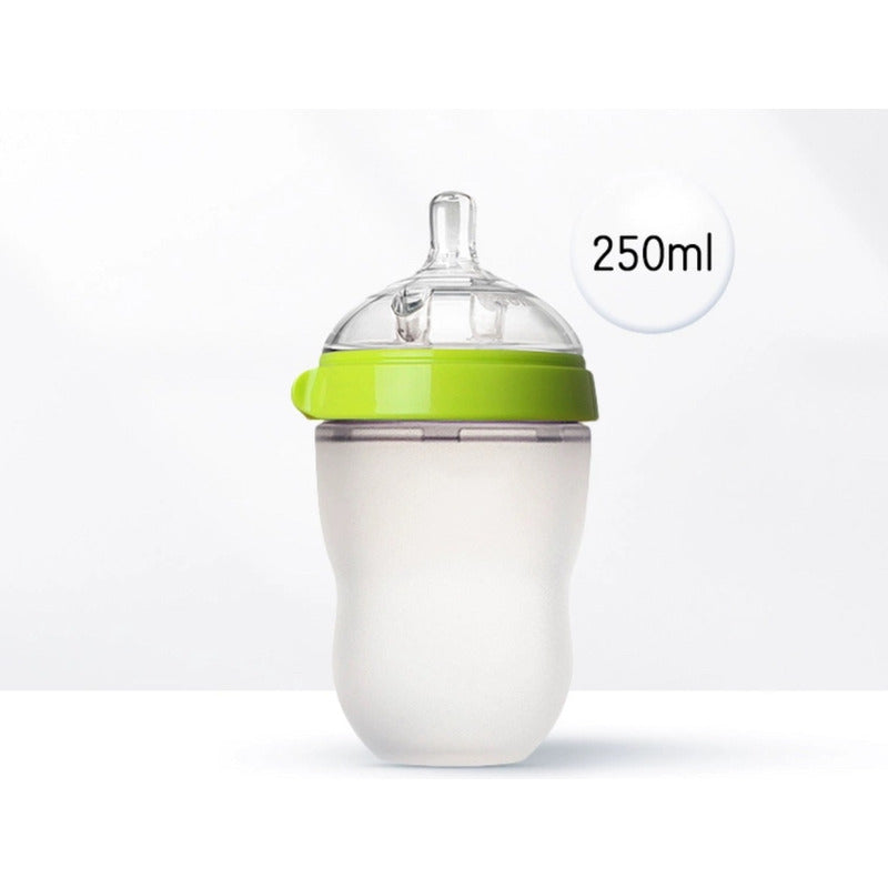 Mamadera Silicona 250cc Tipo Como Tomo Importada Bpa Free