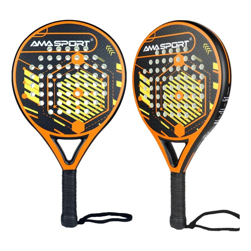 Pala de Pádel 38mm Full Carbono con Bolso - 4 Diseños