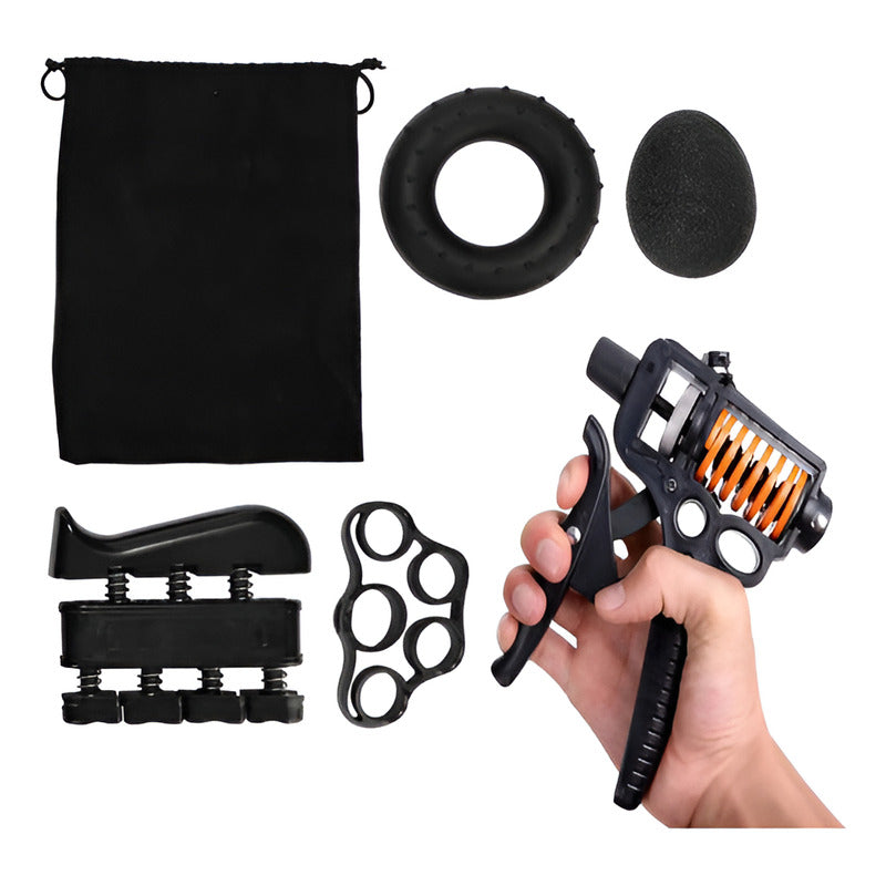 Ejercitador De Manos 5 Pzs Hand Grip Profesional 5 - 165 Kg
