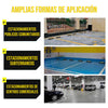 Tope De Estacionamiento 60x15x10 Cm Negro Amarillo Parking