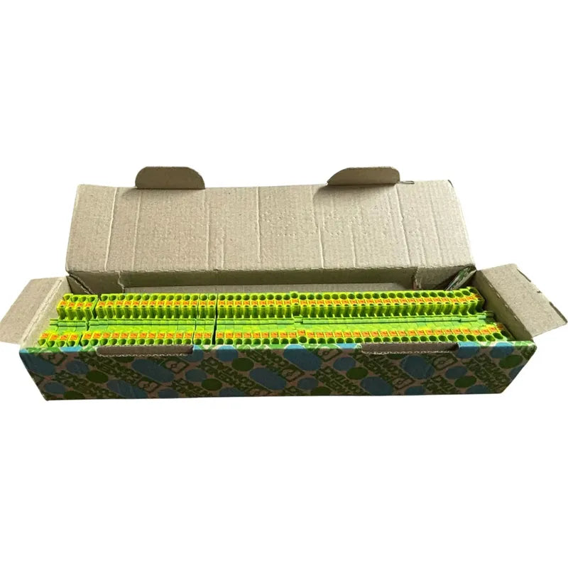 Bornera Tierra Phoenix Contact Pt 2,5-pe Caja 50u Verde