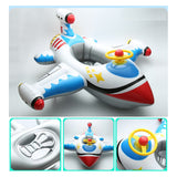 Flotador Inflable Con Manubrio Avion Playa Piscina Bebes