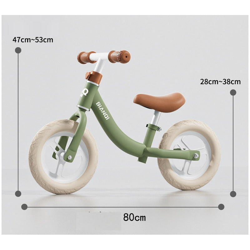 Bicicleta Equilibrio Sin Pedales Aprendizaje Para Niños Verde