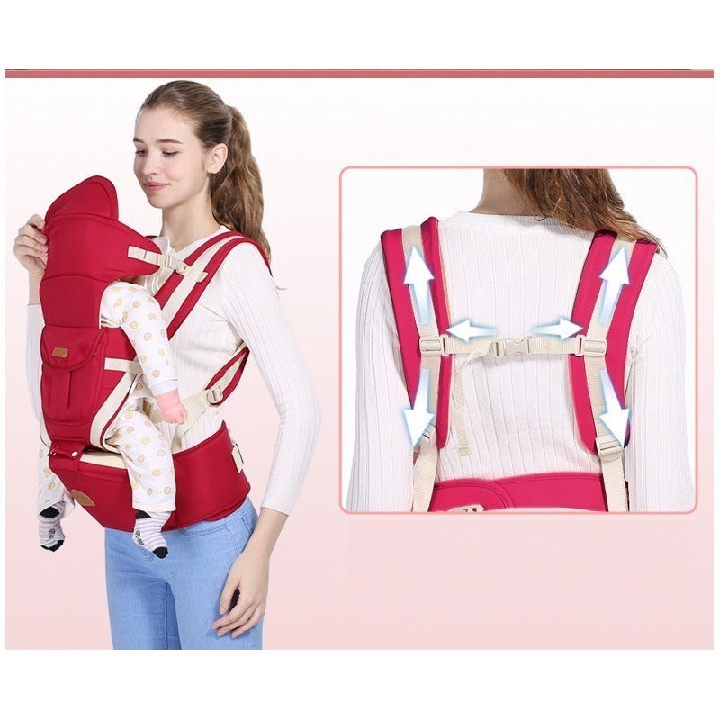 Mochila Portabebé 3 en 1 Ajustable con Asiento Removible Altmann