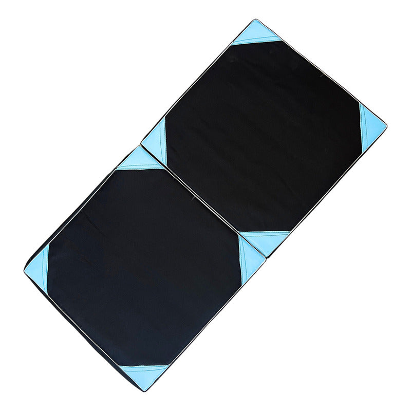 Colchoneta Deportiva Tela Lona Oxford 150x50x5cm /ejercicio Negro