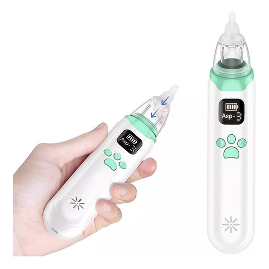 Aspirador Nasal De Remoción Moco Eléctrico Para Bebés Celeste