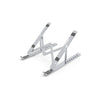 Soporte Portatil Aluminio Plegable Para Notebook Tablet Color Plateado Plateado