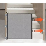 Reja Retráctil Para Puertas Y Pasillos Importada 130cms Negro