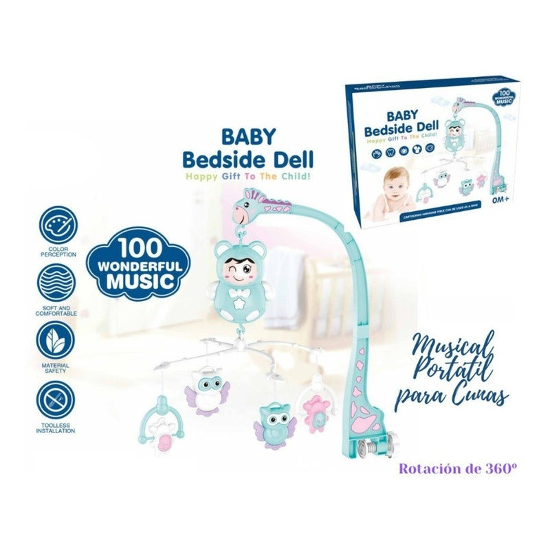 Móvil Musical De Cuna Para Bebé Baby Bedside Dell  Importada