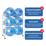 Estante Organizador Rack 6 Botellones Bidones Agua 20lt Blanco