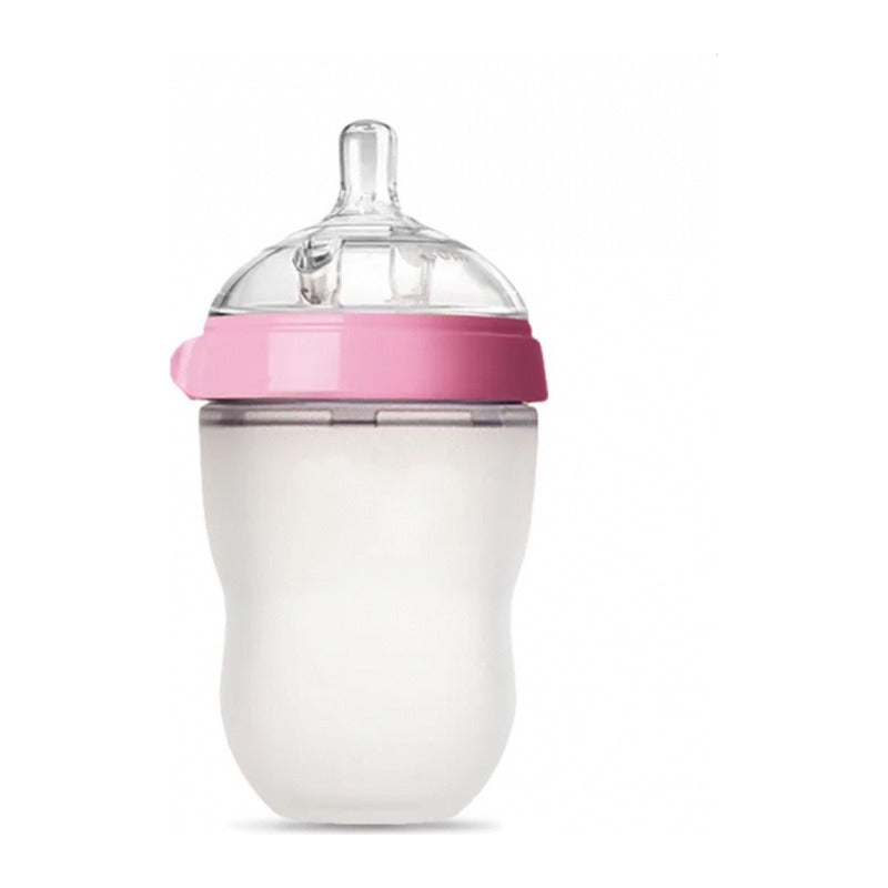 Mamadera Silicona 250cc Tipo Como Tomo Importada Bpa Free