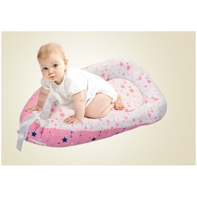 Cama Cojín Nido Colecho De Algodón + Almohada Reforzado Impo