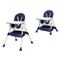 Silla Ecocuero De Comer 2 En 1 Portatil Importada Multiuso