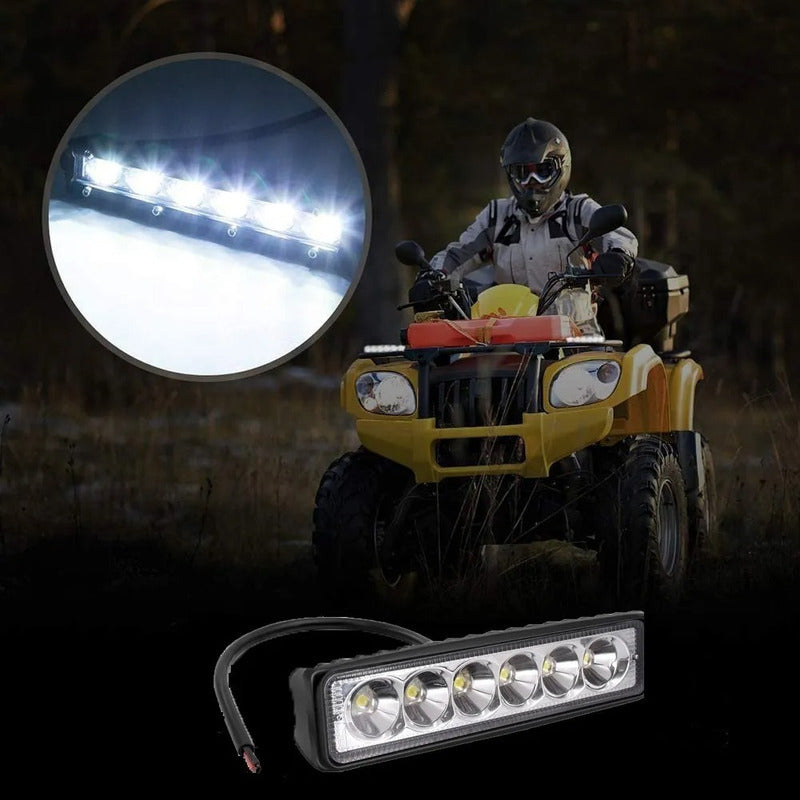 Pack 2 Focos LED Neblineros Barra LED 4x4 18W Altmann