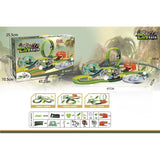 Pista De Dinosaurio Flexible Con Auto Dinosaurio 234 Piezas