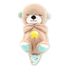 Nutria Relajante Peluche Sonido Y Luces Para Bebe Importada