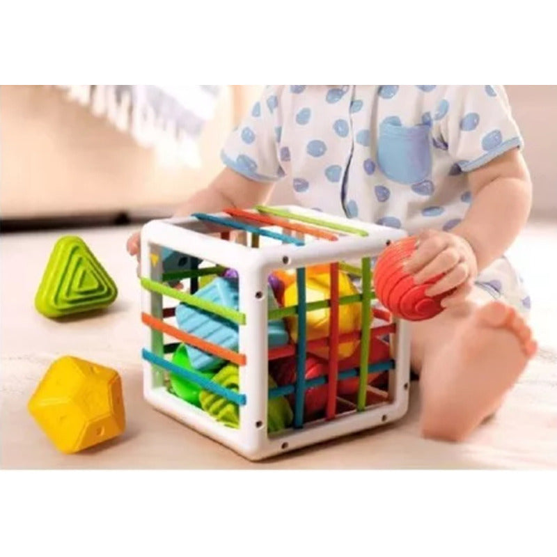 Juguete Interactivo De Habilidad Motora Cubo Montessori