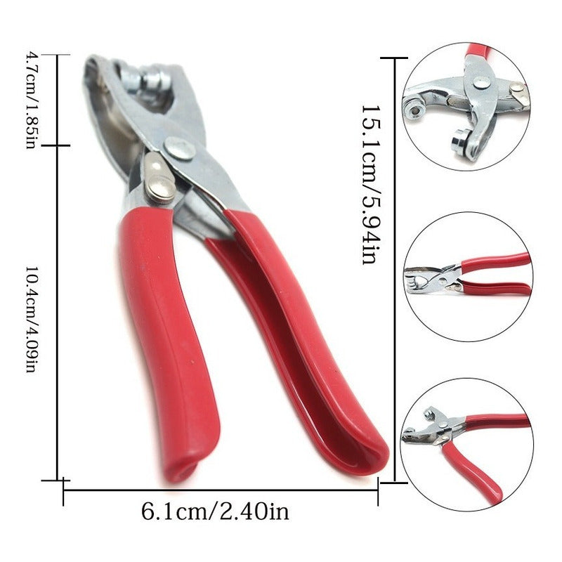 Pinza Remachadora Para Broches Metalicos Broches Importado
