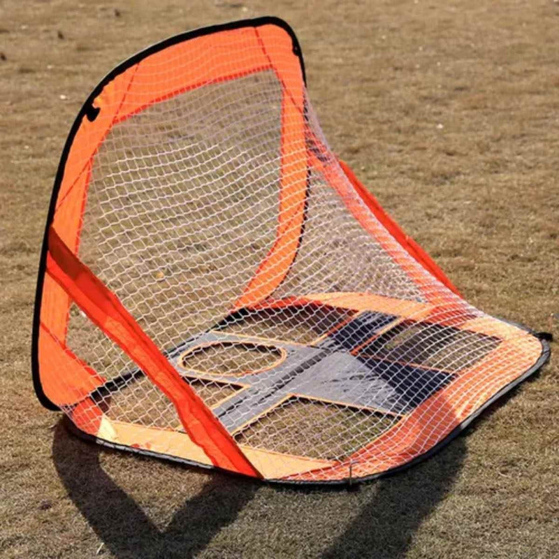 Red Para Arco De Futbol - 80cm X 115cm X 80cm Color Naranja Naranja