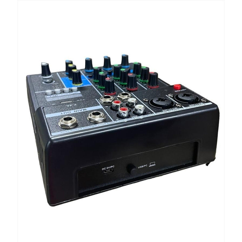 Mesa de Sonido DJ JIY-F4A 4 Canales USB y Bluetooth Altmann
