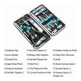 Set Manicure 19 Piezas Herramientas Para Uñas Pies Importada