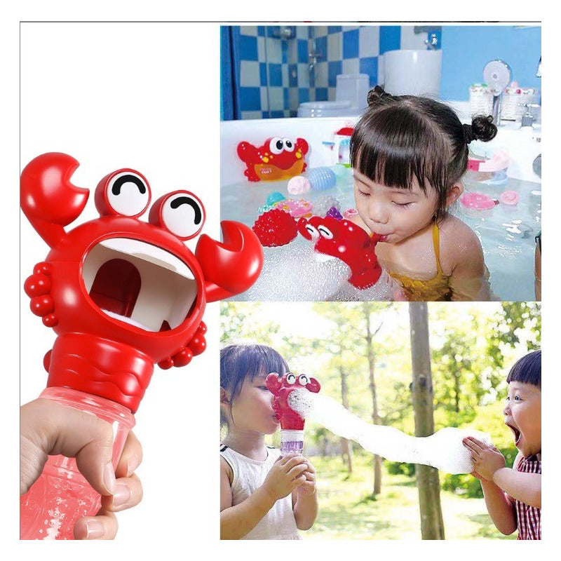 Juguete De Baño Tina De Espuma Burbujas Manual Importado