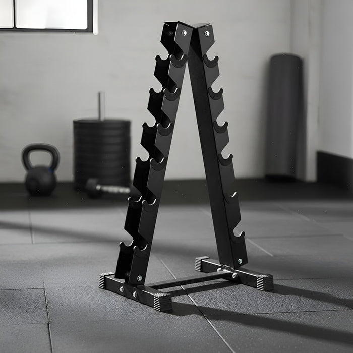 Rack Mancuernas Estanteria De Fierro 6 Pares Importado