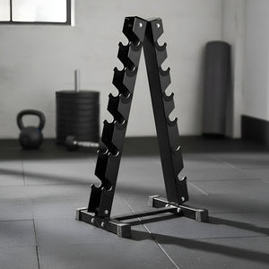 Rack Porta Mancuernas Organizador de Pesas Hogar - Negro