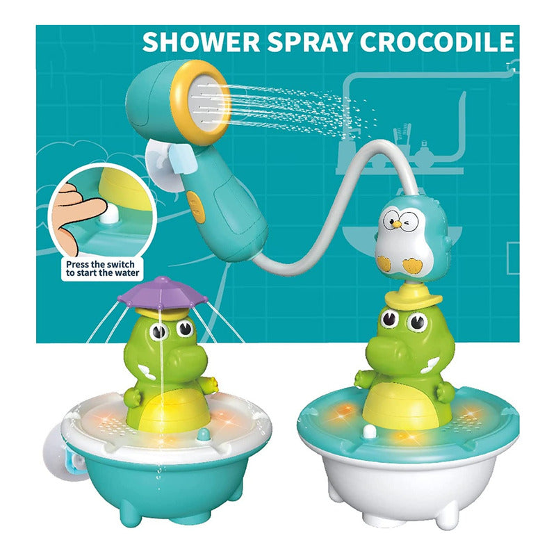 Juguete Acuatico De Dinosaurio De Tina Baño Infantil