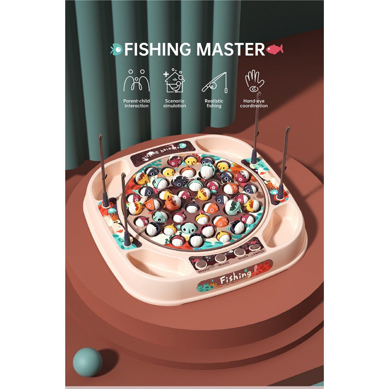 Set De Pesca Milagrosa 50pcs Infantil Importada Con Pilas