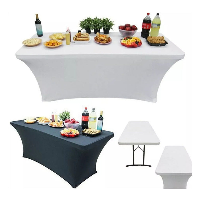 Funda Mantel Spandex para Mesa de Eventos 150x65x74cm