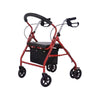 Andador Burrito Con Asiento 4 Ruedas Plegable Liviano Burdeo