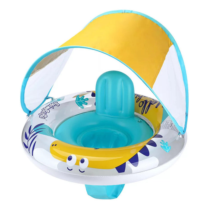 Flotador Inflable Niño O Bebe Sombrilla Anti Vuelco Importad