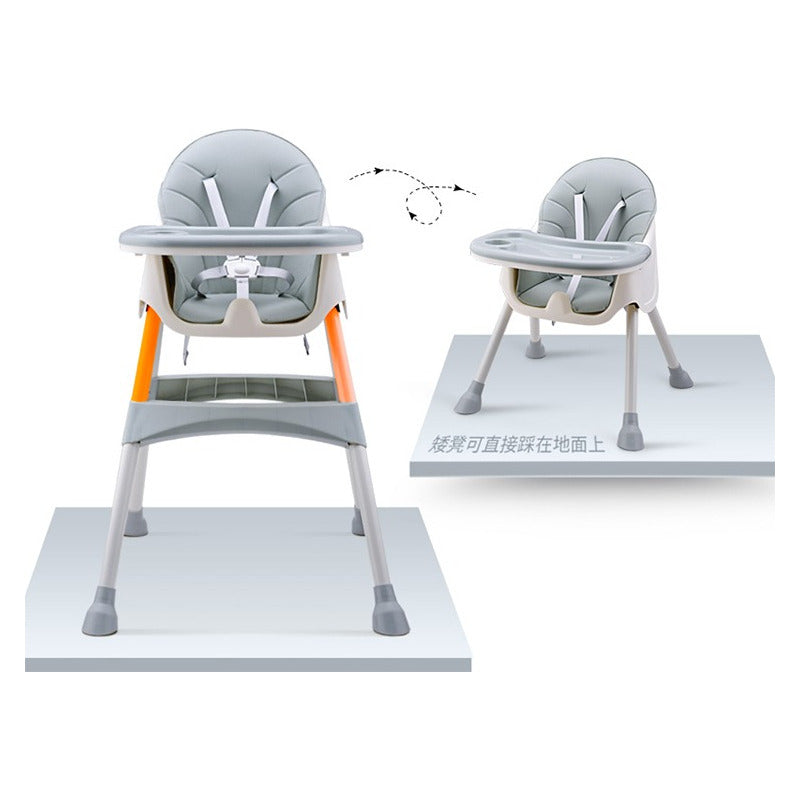 Silla Ecocuero De Comer 2 En 1 Portatil Importada Multiuso