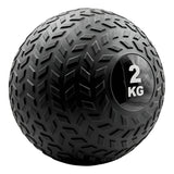 Balón Pelota Medicinal 2kg Para Entrenamiento Muscular /slam Negro