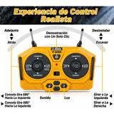 Excavadora A Control Remoto Altamann Amarillo Excavadora