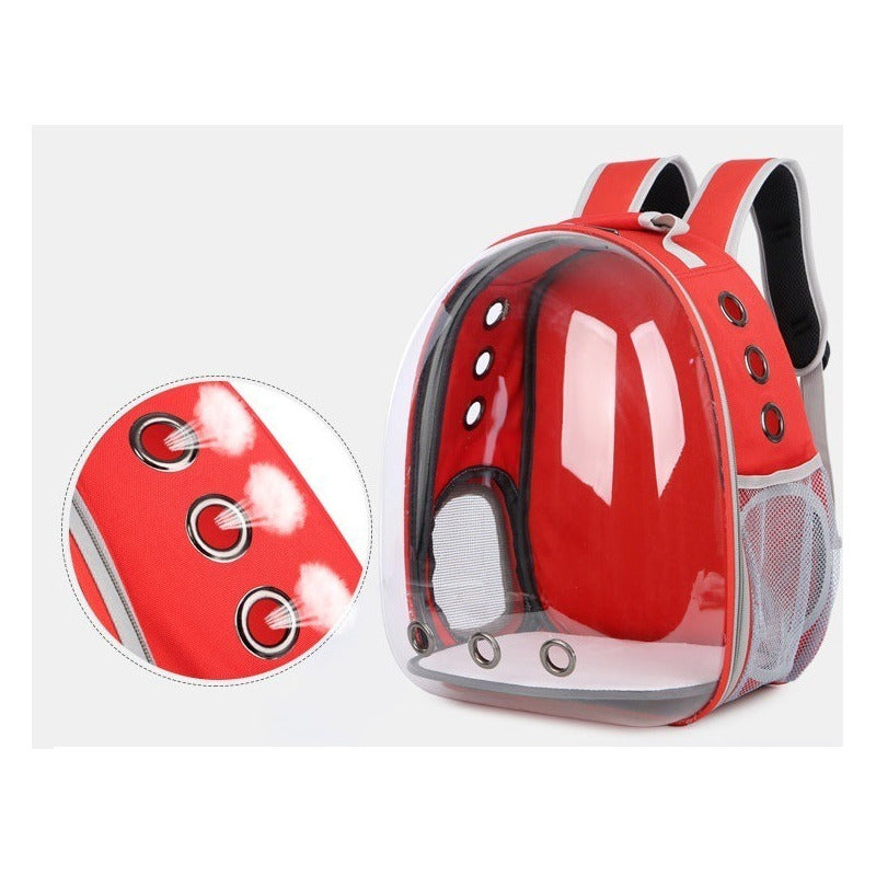 Mochila Transportadora Transparente para Mascotas Altmann