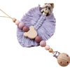 Portachupetes De Silicona Y Madera Importado Colores