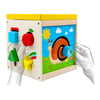 Cubo Didáctico Montessori Juguete De Madera Bebe Infantil