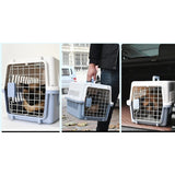 Jaula Transportadora Perro Gato Mediana 48x32x30cms Colores