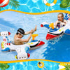Flotador Inflable Con Manubrio Avion Playa Piscina Bebes