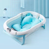 Tina De Bebe Bañera Plegable Con Termometro + Cojin Importad