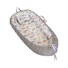 Cama Cojín Nido Colecho De Algodón + Almohada Reforzado Impo