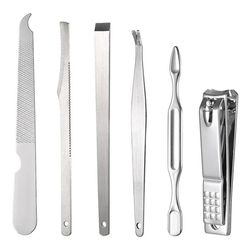 Set Manicure 16 Piezas Herramientas Para Uñas Pies Importada