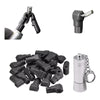 Pack 100 Seguros Candados Magneticos Gancheras 6mm + 1 Llave